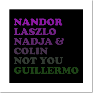 Not You Guillermo Posters and Art